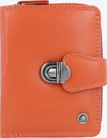 GREENBURRY Wallet in Orange: front