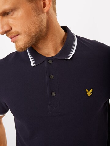 Lyle & Scott Poloshirt 'Tipped' in Blau