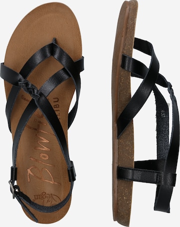 Blowfish Malibu T-Bar Sandals 'GRANOLA-B' in Black