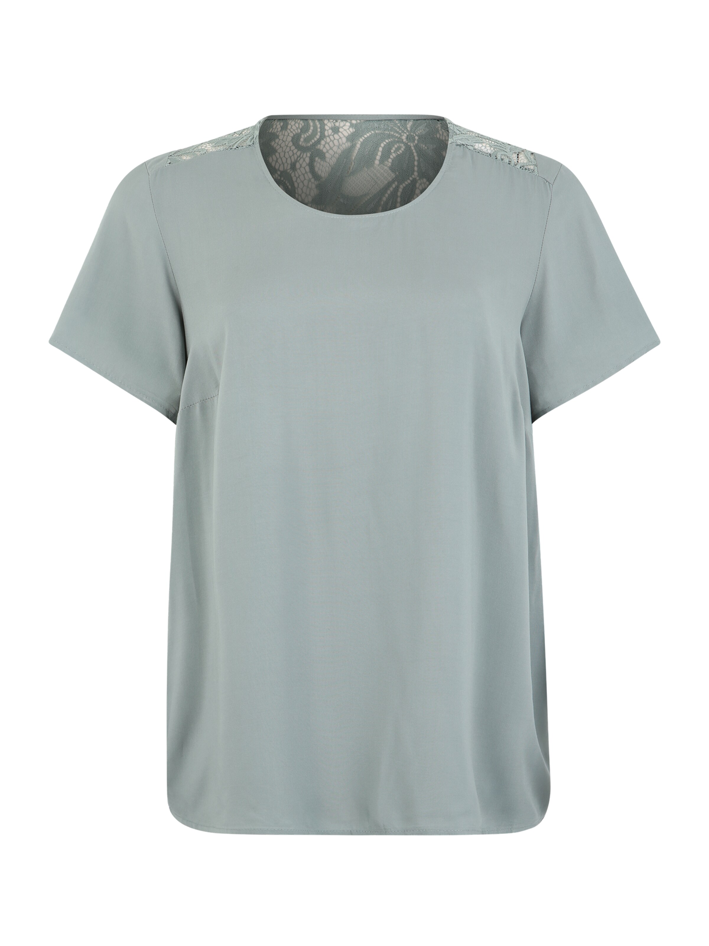 Zizzi - Blouse 'MTAYA' in de kleur Lichtgroen