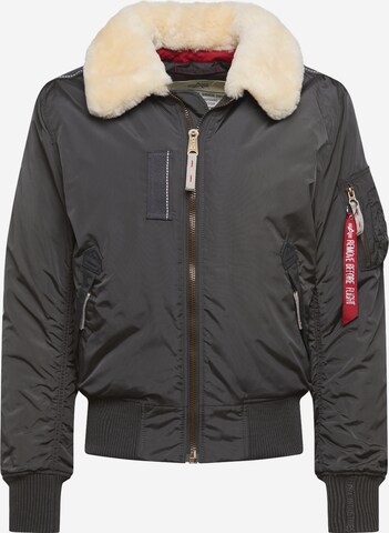 ALPHA INDUSTRIES Bomberjacke 'Injector III' in Grau: predná strana