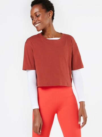 Urban Classics Shirt in Rood: voorkant