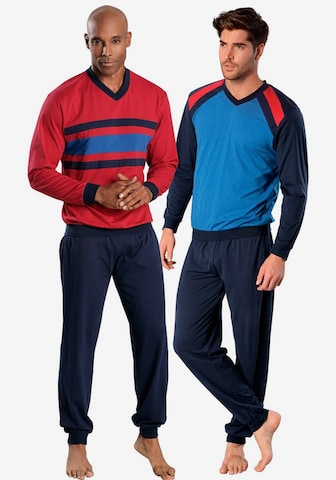 LE JOGGER Pyjamas, lang (2 Stck.) in Blau: predná strana