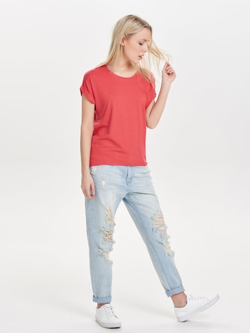 ONLY Shirt 'ONLMoster' in Rood