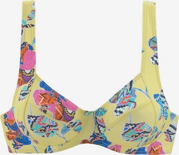 SUNSEEKER T-shirt Bra 'Jam' in Yellow: front