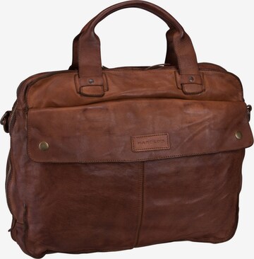 Harold's Document Bag in Brown: front