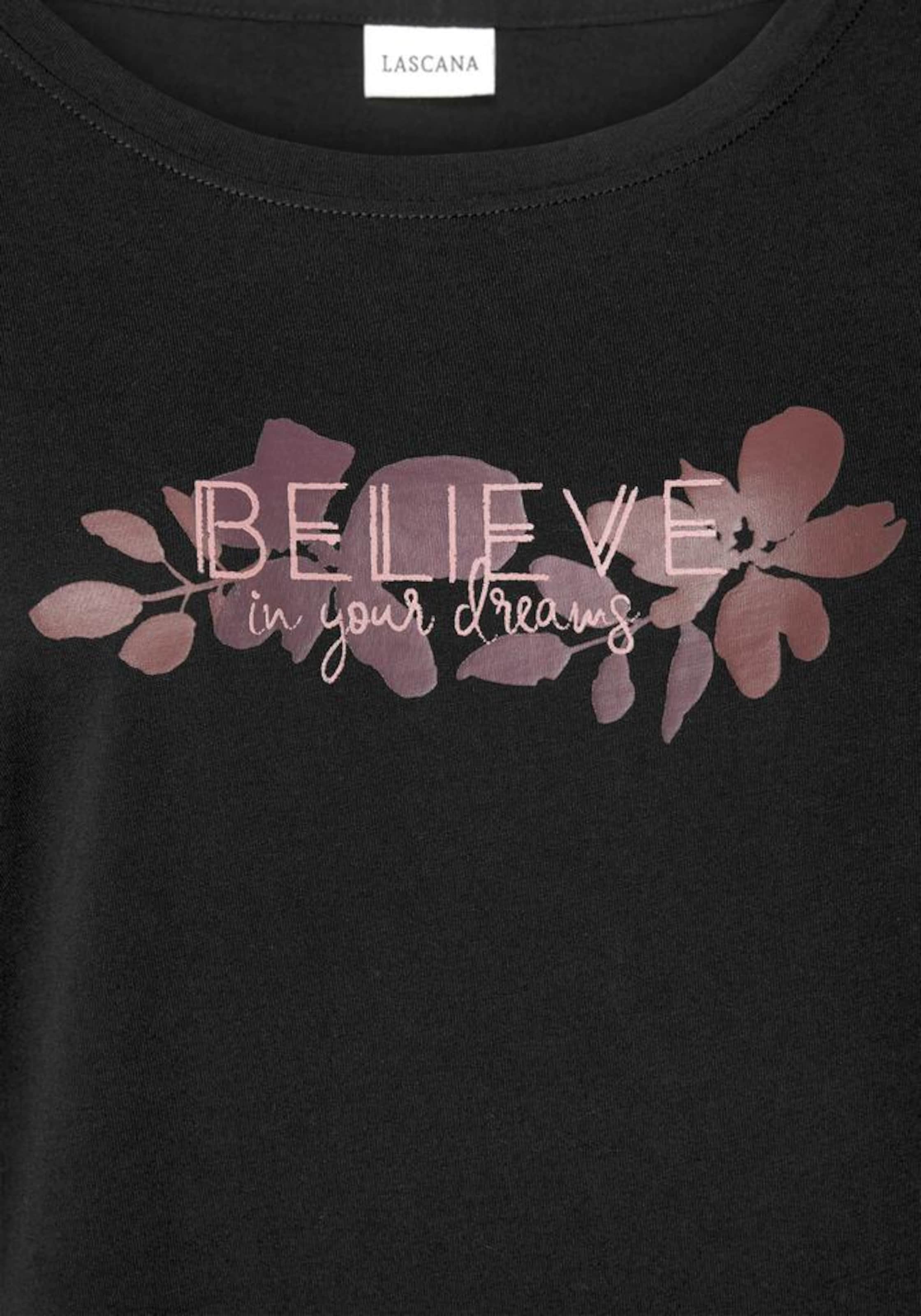 LASCANA Nightgown in Black