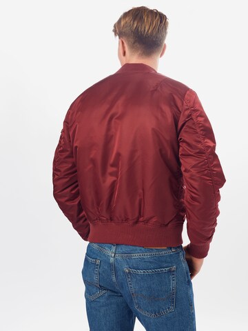 ALPHA INDUSTRIES Overgangsjakke 'MA-1 VF 59' i rød