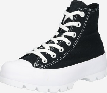 juoda CONVERSE Sportbačiai su auliuku 'Chuck Taylor All Star Lugged': priekis