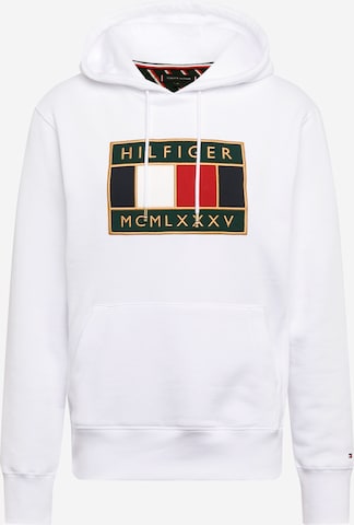 TOMMY HILFIGERRegular Fit Sweater majica - bijela boja: prednji dio