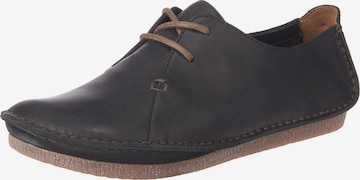 CLARKS Athletic Lace-Up Shoes 'Janey Mae' in Black: front