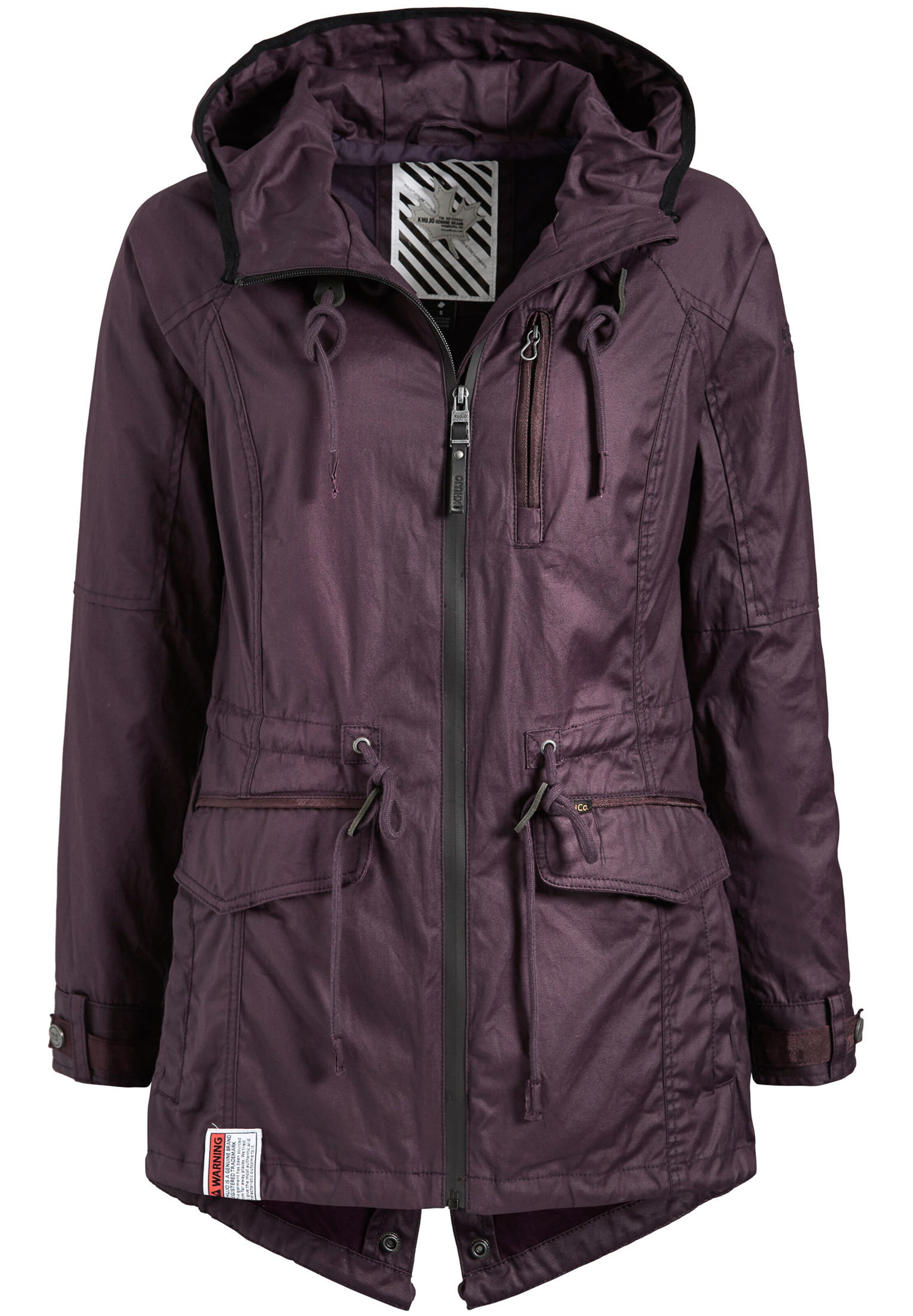 khujo - Mantel 'VEENA' in kastanienbraun