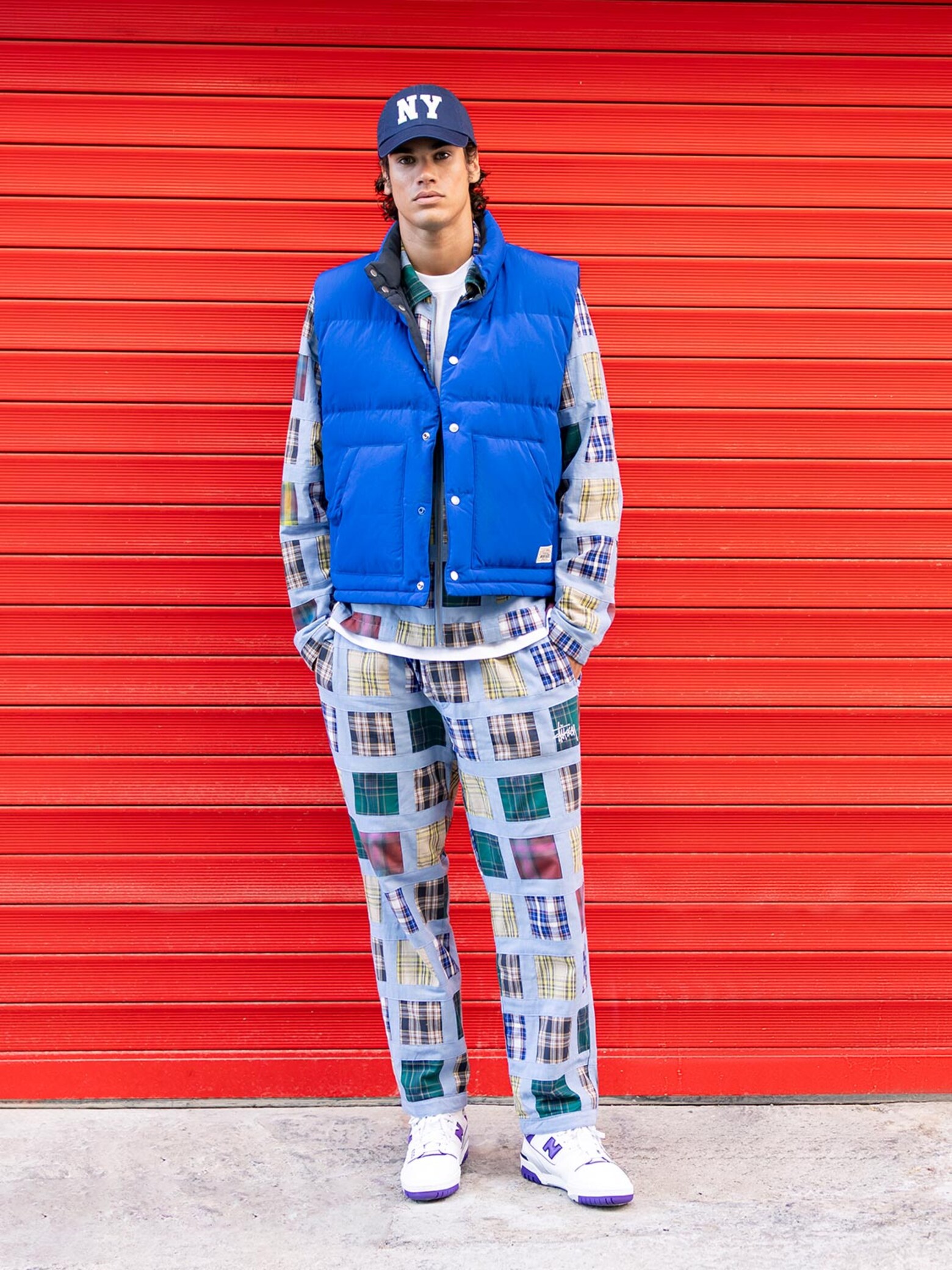George - Plaid Tracksuit Look