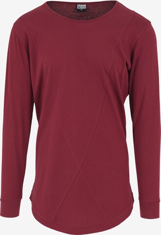 Urban Classics Shirt in Rood: voorkant