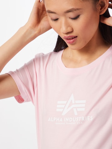 Maglietta di ALPHA INDUSTRIES in rosa