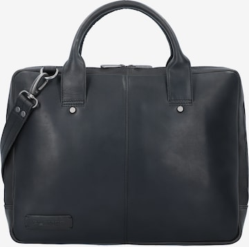 Plevier Document Bag in Black: front