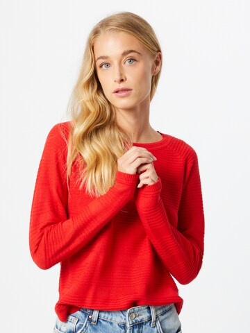 ONLY Pullover 'Caviar' in Rot: predná strana