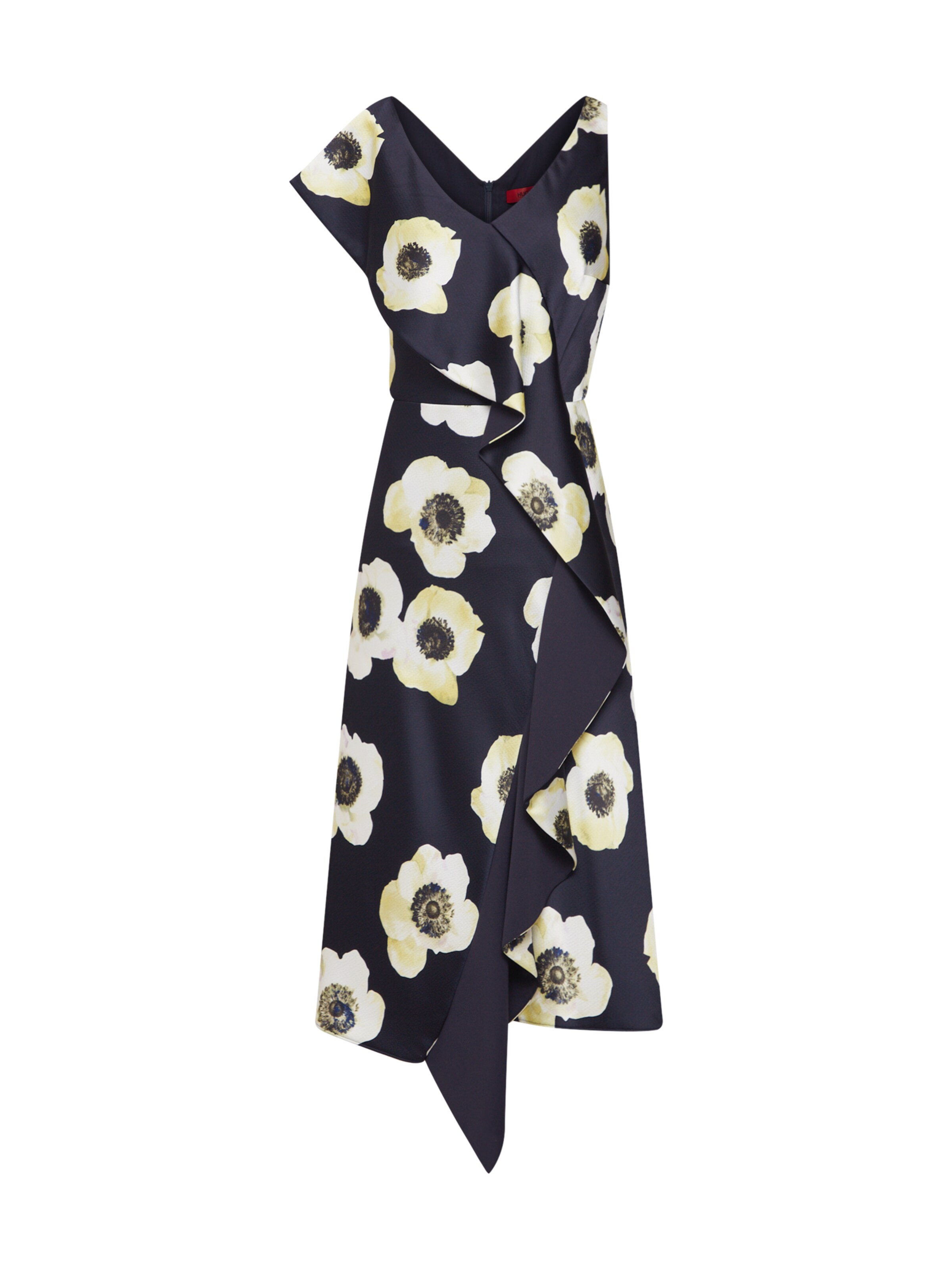 HUGO - Cocktailjurk 'Kami' in de kleur Navy