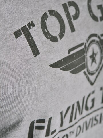 TOP GUN Shirt 'Ease' in Grey