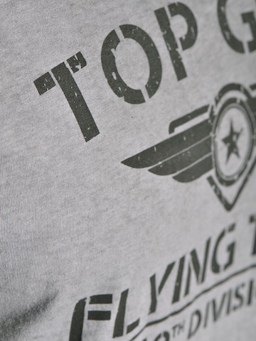 TOP GUN T-Shirt 'Ease' in Grau