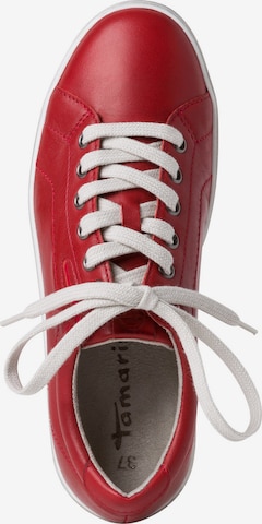 Baskets basses TAMARIS en rouge