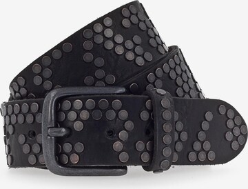 Cintura di b.belt Handmade in Germany in nero: frontale