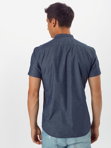 Coupe regular Chemise TOM TAILOR DENIM en bleu