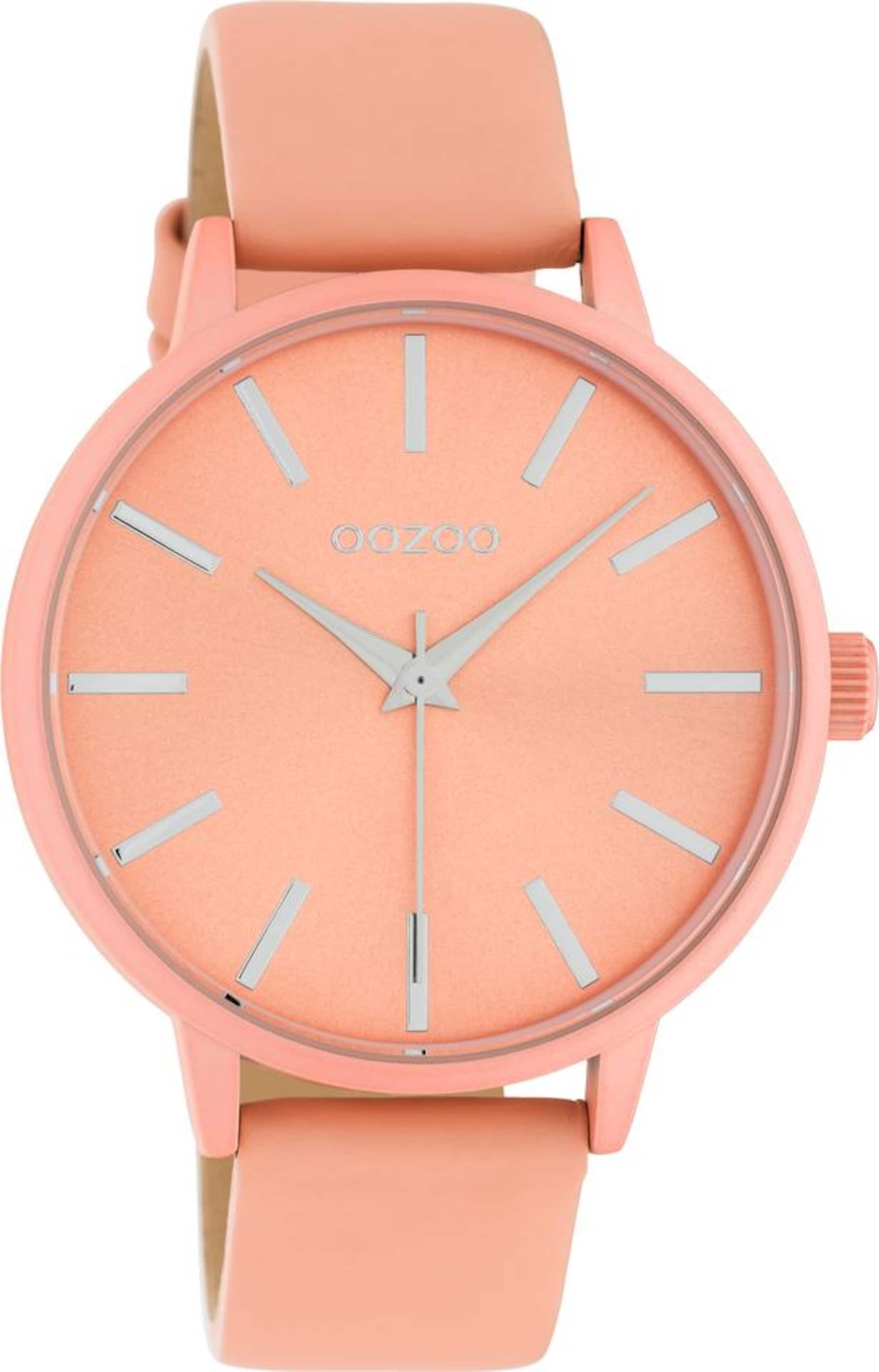 OOZOO Analog Watch in Pink: front