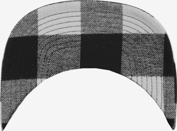 Cappello da baseball 'Checked Flanell Peak' di Flexfit in nero