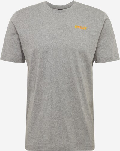OAKLEY T-Shirt fonctionnel 'IRIDIUM' en gris chiné / orange / blanc, Vue avec produit