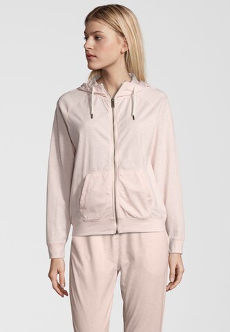 Athlecia Sports sweat jacket 'Coroglen' in Pink: front