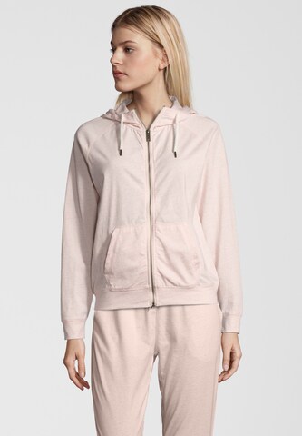 Athlecia Athletic Zip-Up Hoodie 'Coroglen' in Pink: front