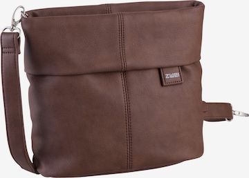 ZWEI Crossbody Bag 'MADEMOISELLE' in Brown: front