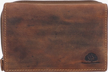 GREENBURRY Wallet 'Rfid' in Brown: front