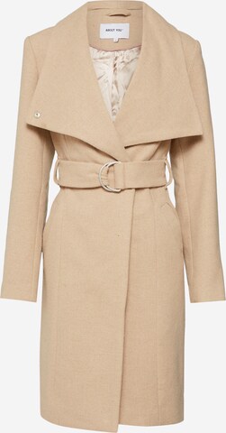 ABOUT YOU Between-seasons coat 'Alma' in Beige: front