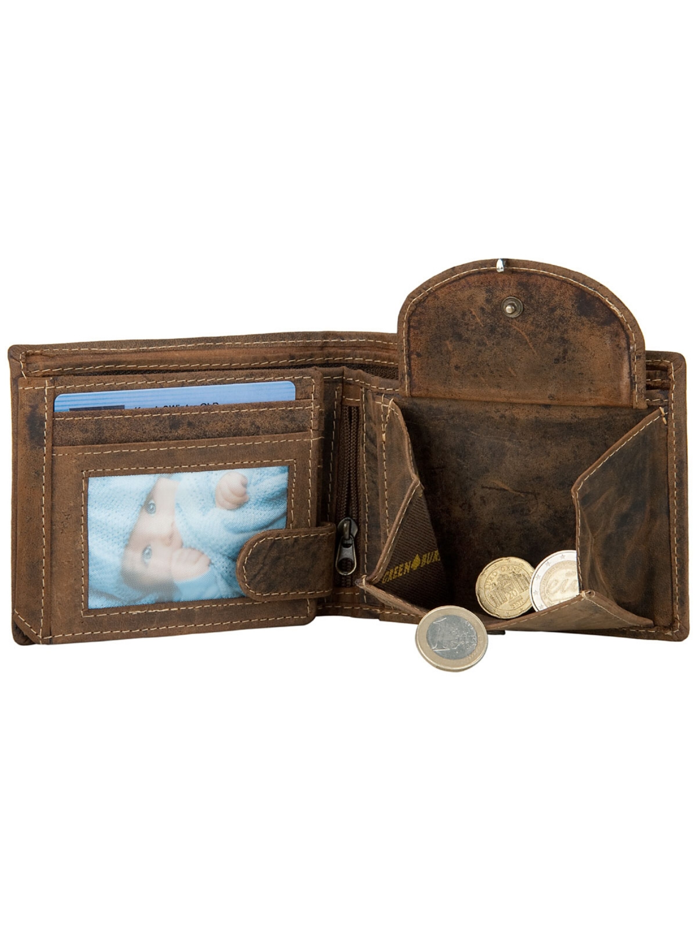 GREENBURRY Geldbörse in Braun