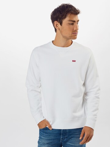 Regular fit Felpa di LEVI'S ® in bianco: frontale