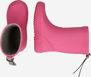 BISGAARD Rubber Boots in Pink: side