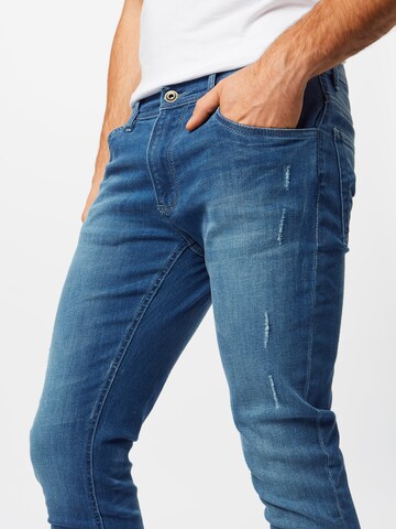 Urban Classics Skinny Jeansy w kolorze niebieski