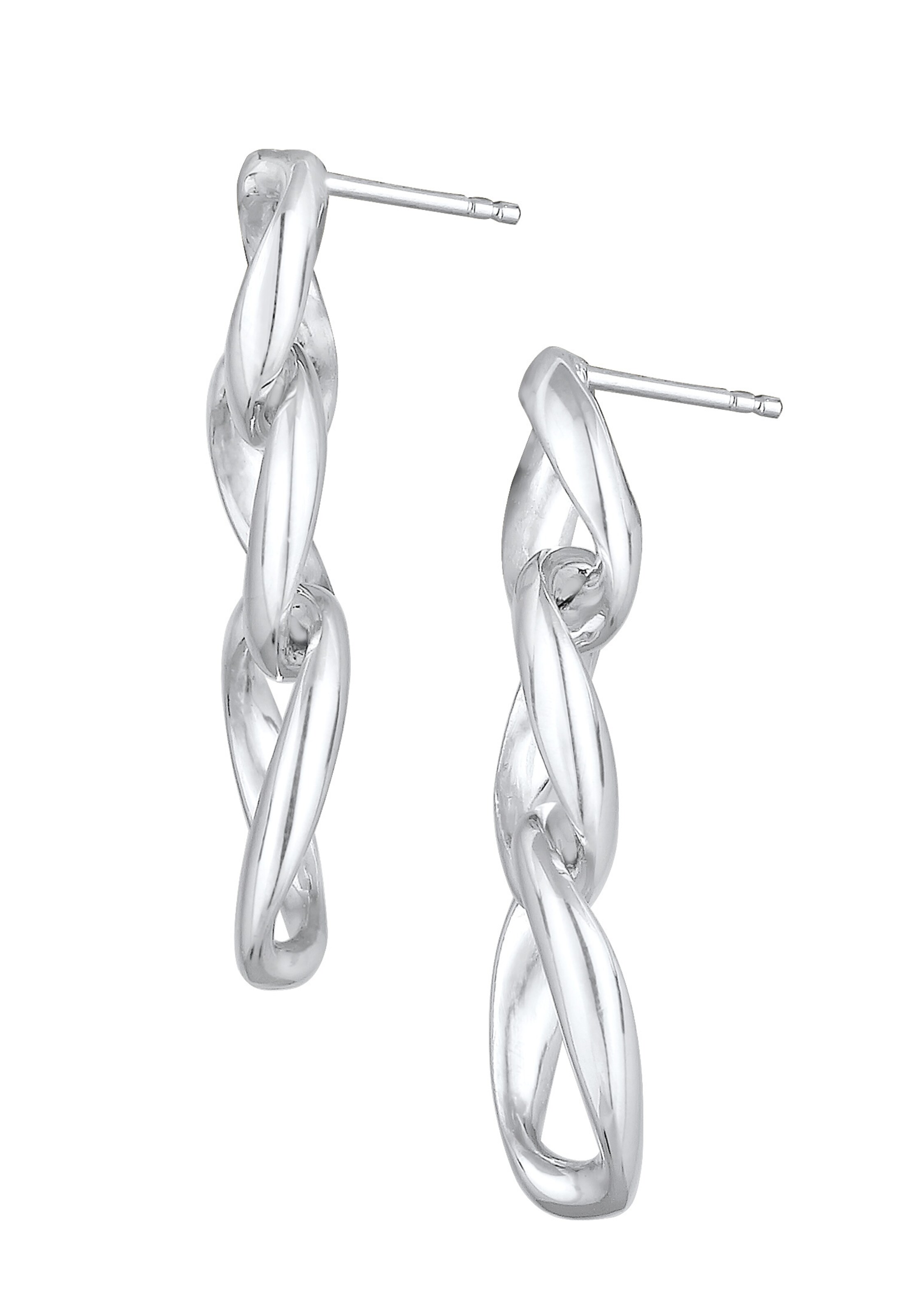 Boucles d'oreilles 'Geo' ELLI en argent