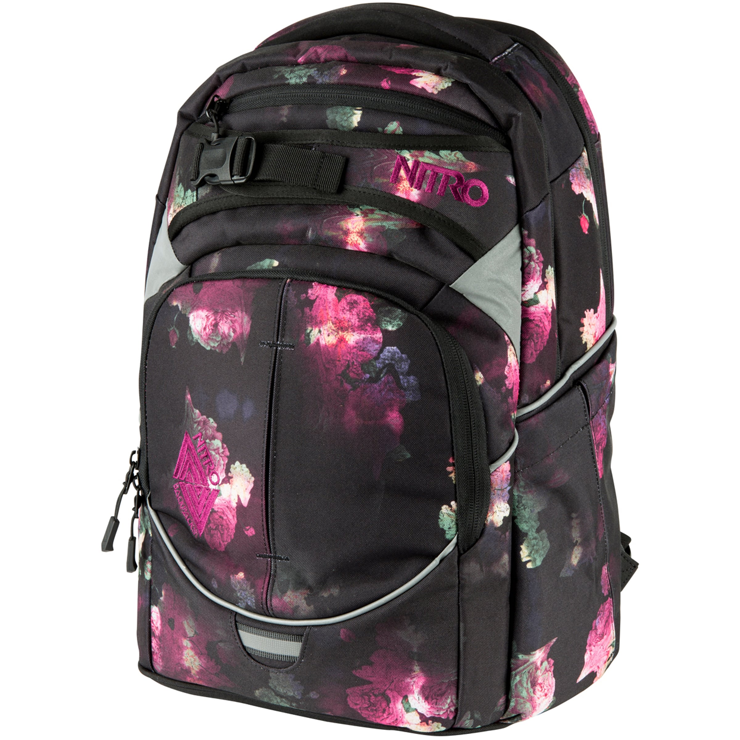 NitroBags Backpack 'Superhero' in Black: front