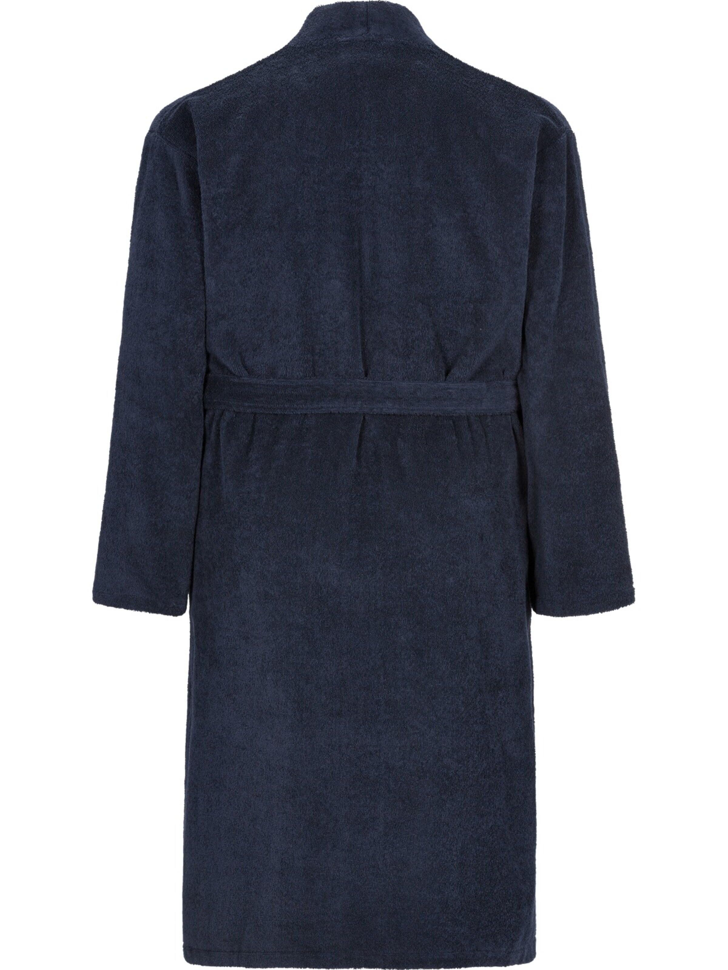 Jan Vanderstorm Long Bathrobe 'Janning' in Blue