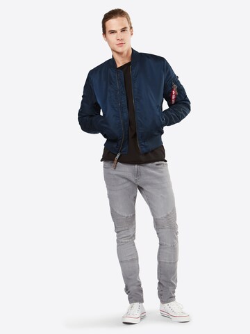 ALPHA INDUSTRIES Tussenjas in Blauw