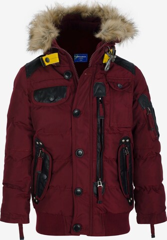 CIPO & BAXX Winter Jacket in Red: front