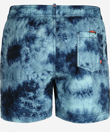 Superdry Zwemshorts in Blauw