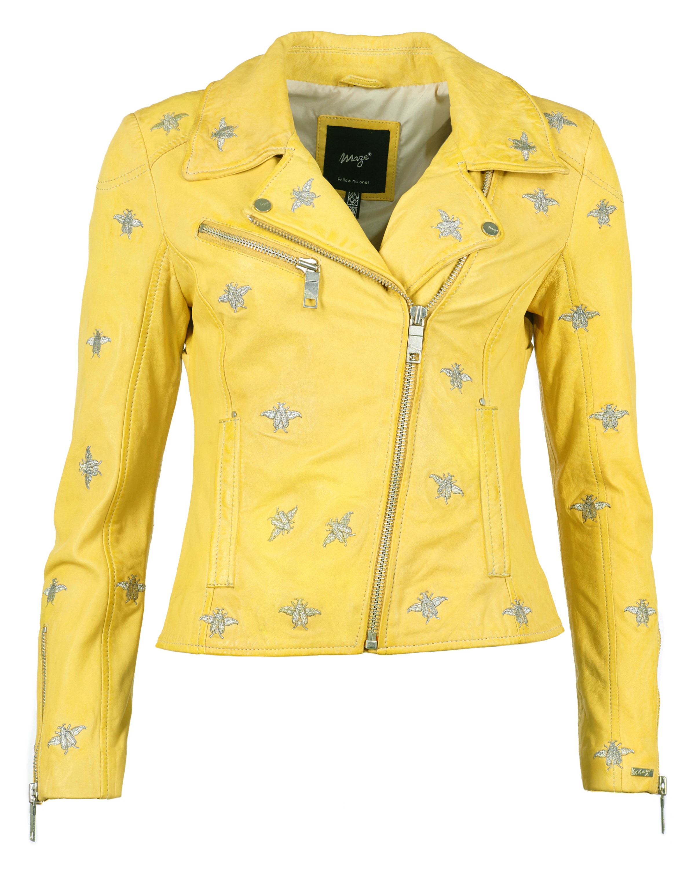 Maze Tussenjas 'Blackridge' in Geel: voorkant