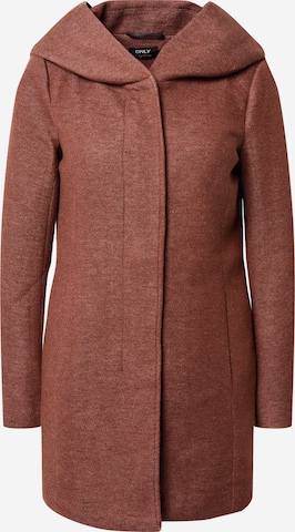 Manteau mi-saison 'Sedona' ONLY en marron : devant