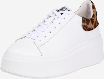 ASH Platform trainers 'Moby A' in White: front