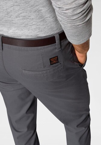 BRUNO BANANI Regular Chinohose 'Set' in Grau