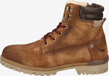 MUSTANG Lace-up boots in Brown